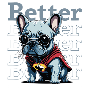 Better Together Pug Puppy (8.5×9.5)